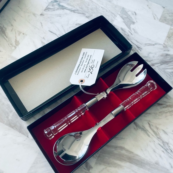 Mirage by Robinson Salad Server Set - Salad Spoon and Pronged Salad Spoon JAPAN - Picture 4 of 11